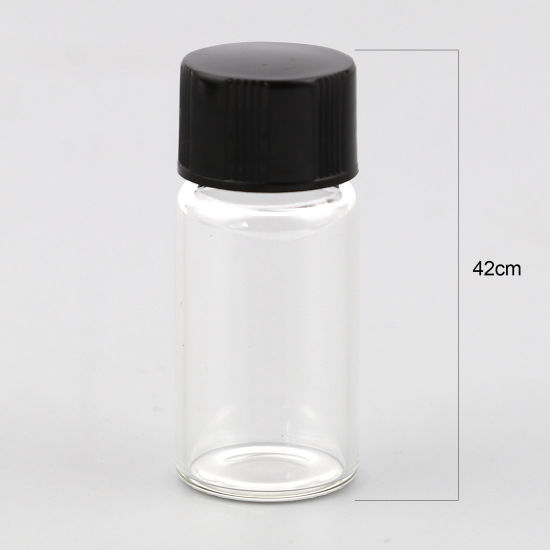 Image de ( 5ml ) Bouteilles en Verre Transparent 42mm x 18mm, 20 Pcs