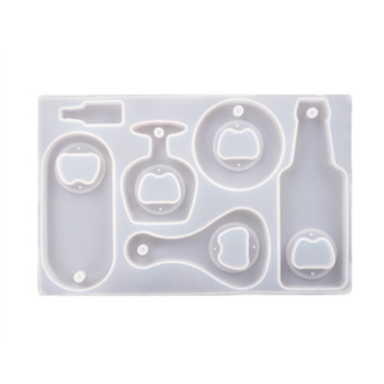 Image de Moule en Silicone Ouvre bouteille Blanc 24.2cm x 15.3cm, 1 Pièce