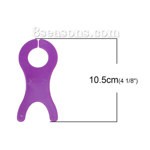 Image de Enrouleur de Câble pour Casque/Ecouteur en Plastique Couleur Au Hasard 10.5cm x 5cm, 20 Pcs
