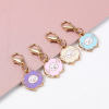 Picture of Doreenbox Zinc Based Alloy Knitting Stitch Markers Gold Plated Multicolor Sheep Enamel 27mm x 14mm, 1 Set ( 4 PCs/Set)