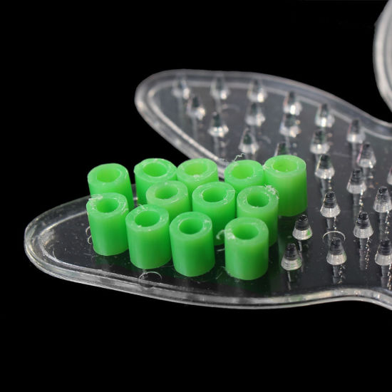 Image de Plaque pour Perles Fuse à Repasser en Plastique Hexagone Transparent 16.3cm x 14.3cm , 1 Pièce