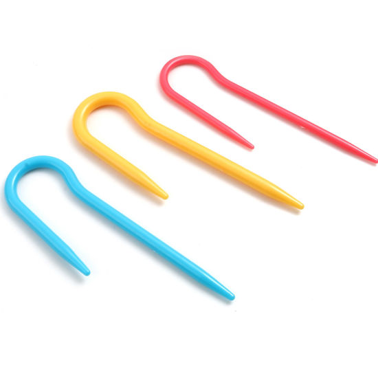 Image de Aiguilles à Crochet en ABS Couleur au Hasard 8.8cm - 8.6cm, 20 Kits ( 3PCs/Kit)
