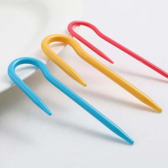 Image de Aiguilles à Crochet en ABS Couleur au Hasard 8.8cm - 8.6cm, 20 Kits ( 3PCs/Kit)