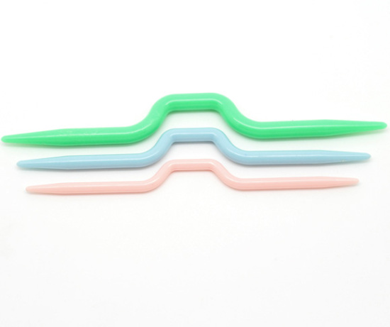 Image de 2 Paquets ( 3PCs/Paquet) Aiguilles en ABS Multicolore 9.5cm 10cm 11cm
