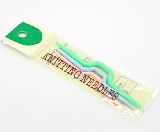 Image de 2 Paquets ( 3PCs/Paquet) Aiguilles en ABS Multicolore 9.5cm 10cm 11cm