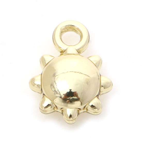 Immagine di Lega di Zinco Galassia Charms Sole Oro Placcato 3D 10mm x 7.5mm , 10 Pz