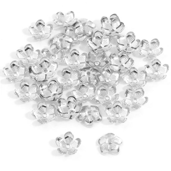 304ステンレス鋼 座金 シルバートーン 14mm 12mm x 11mm、 20 個 の画像