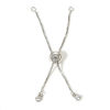 Picture of 1 Piece Brass Slider/Slide Extender Chain Real Platinum Plated 7cm