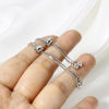 Picture of 1 Piece Brass Slider/Slide Extender Chain Real Platinum Plated 7cm