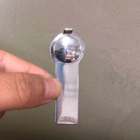 Image de 1 Pièce Outils de Pendentifs Italiens pour Ajouter et Retirer un Bracelet à Maillons Italiens en 304 Acier Inoxydable Argent Mat Cuillère 5.4cm x 2cm