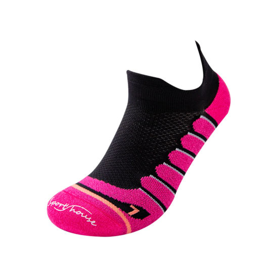 Image de Fuchsia - Chaussettes de sport multifonctions antidérapantes et respirantes pour femmes, taille S, 35-39, 1 paire