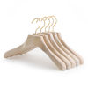 Picture of Natural - Camphor Wood Non-Slip Non-Trace Wide Shoulder Adult Clothing Hanger 39x3.5cm, 1 Piece