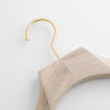 Picture of Natural - Camphor Wood Non-Slip Non-Trace Wide Shoulder Adult Clothing Hanger 39x3.5cm, 1 Piece