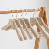 Picture of Natural - Camphor Wood Non-Slip Non-Trace Wide Shoulder Adult Clothing Hanger 39x3.5cm, 1 Piece