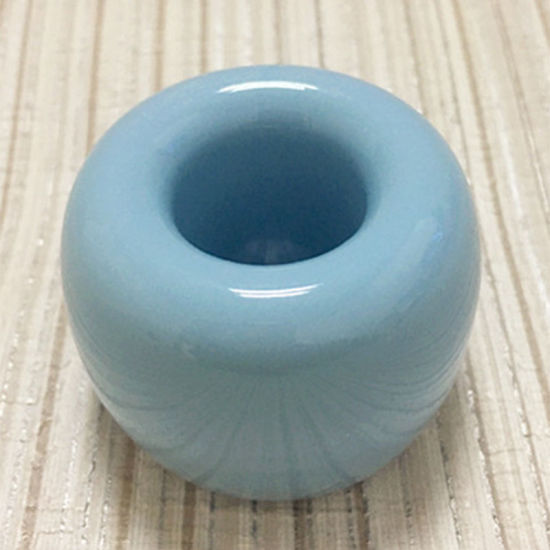 Image de Bleu - Support de rangement pour brosse à dents en céramique multifonction Accessoires de salle de bain 4x3cm, 1 pièce