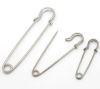 Picture of Silver Tone Stitch Holders Brooch Pin 5.6cm, 7.4cm, 10cm, 1 Set