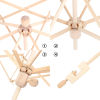 Picture of 1 Piece Natural Wood Umbrella Yarn Swift For Knitting Crocheting 72cm x 63cm