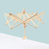 Picture of 1 Piece Natural Wood Umbrella Yarn Swift For Knitting Crocheting 72cm x 63cm