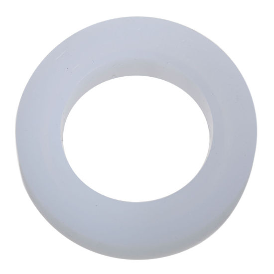 Image de Moule en Silicone Bracelet Blanc 8.5cm Dia., 1 Pièce