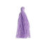 Polyester Tassel Purple 30mm(1 1/8"), 5 PCs