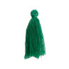 Image de Franges Pompons Glands en Polyester Vert 30mm, 5 Pcs
