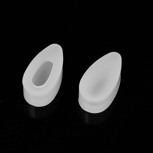 Image de Moule en Silicone Goutte d'Eau Blanc 31mm x 16mm, 1 Pièce