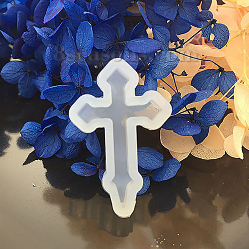 Image de Moule en Silicone Croix Blanc 38mm x 25mm, 1 Pièce