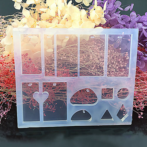 Image de Moule en Silicone Rectangle Blanc Clés 14.7cm x 12.3cm, 1 Pièce