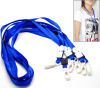 Picture of Polyester ID Holder Neck Strap Lanyard Blue 43cm(16 7/8") long, 20 PCs