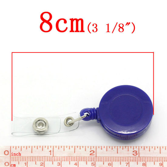 ABS カードホルダー レッド 8.0cm、 5 PCs  の画像