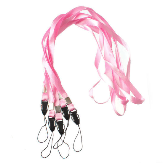 Imagen de Acollador Tarjeta de Identificación Poliéster + Plástico de Rosado,48cm 50 Unidades