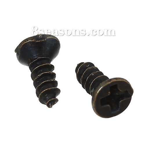 Picture of Iron Based Alloy Bail Beads Antique Bronze 10mm x 4.5mm, 1000 PCs