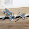 Picture of Zinc Based Alloy Boho Chic Pendants Dragonfly Animal Imitation Turquoise