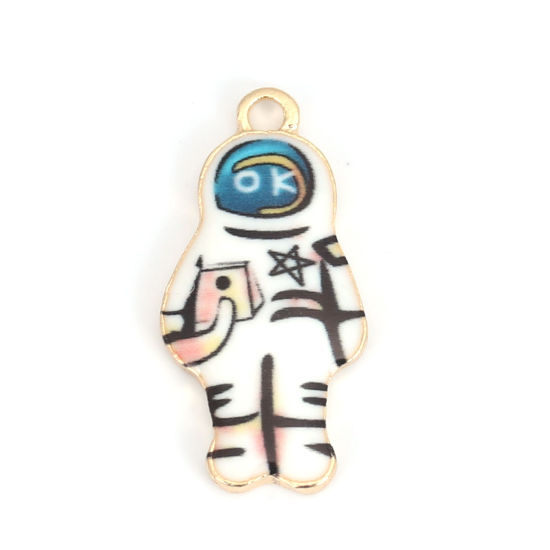 Bild von Zinkbasierte Legierung Galaxy Charms Astronaut Spaceman