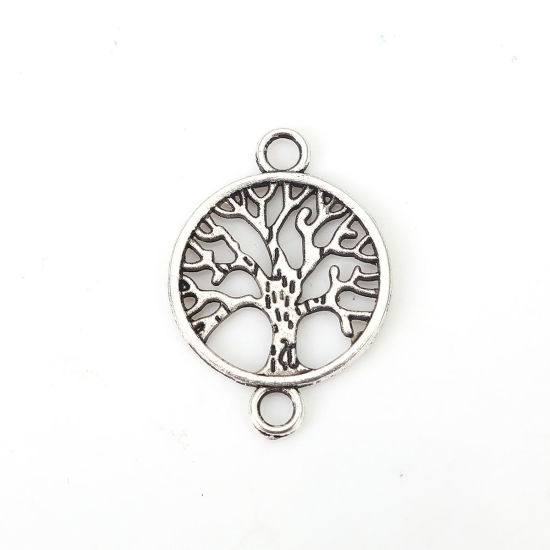 Image de Connecteurs en Alliage de Zinc Rond Arbres     