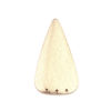 Picture of Brass Chandelier Connectors Triangle Gold Plated Sparkledust 5.2cm x 2.9cm, 5 PCs