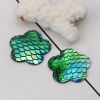 Picture of Resin Mermaid Fish/ Dragon Scale Dome Seals Cabochon Plum Blossom