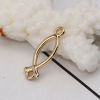 Picture of Zinc Based Alloy Connectors Jesus/ Christian Fish Ichthys 