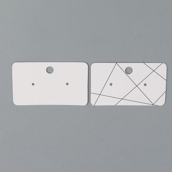 Picture of Paper Jewelry Earrings Display Card Rectangle