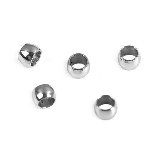 Image de Perles à Écraser en  Acier Inoydable Colonne      