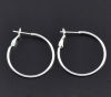 Imagen de Latón Componentes de aretes Argentado 3.9cm x 3.5cm, 20 Unidades