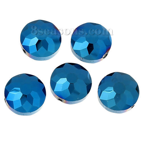 Image de Perles en Forme PlatRond à facettes      