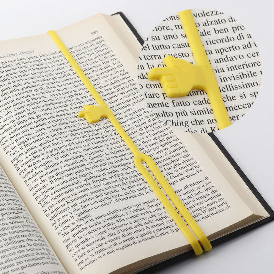 Image de MarquePages en Silicone Forme Main    