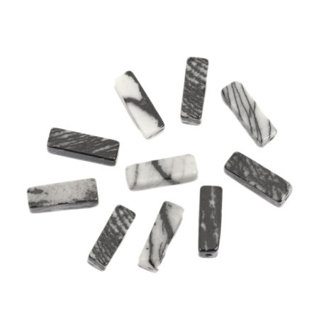 Agate Beads Rectangle About 