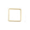 Picture of Zinc Based Alloy Connectors Square Gold Plated 25mm x 25mm, 10 PCs