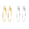 Picture of Zinc Based Alloy Hoop Earrings Findings 