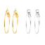 Zinc Based Alloy Hoop Earrings Findings 