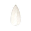 Picture of Brass Pendants Silver Tone Drop Dot Sparkledust 41mm x 19mm, 5 PCs