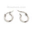 Stainless Steel Hoop Earrings Round 