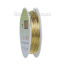 Imagen de Hilos Cobre , Chapado en Oro 1mm Día.,(gauge), 2 Rollos (Aprox 2 M/rollo)